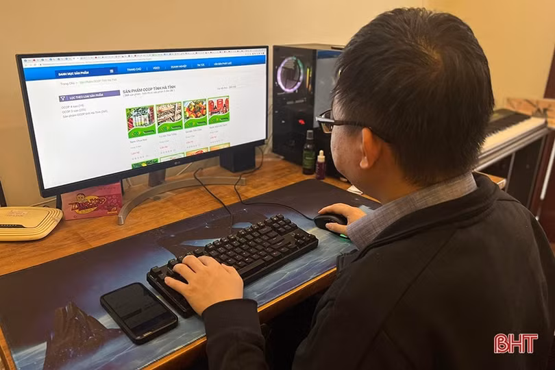 Sàn Thương mại điện tử Hà Tĩnh giới thiệu, bày bán 544 sản phẩm