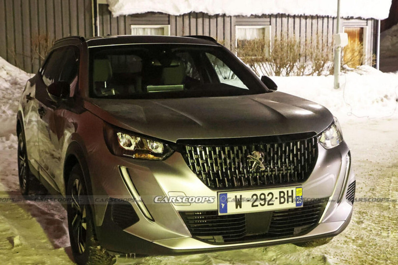 Peugeot 2008 Facelift lộ diện với diện mạo mới bắt mắt hơn