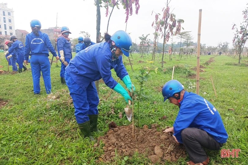 TP Hà Tĩnh ra quân hưởng ứng ngày cây xanh thành phố