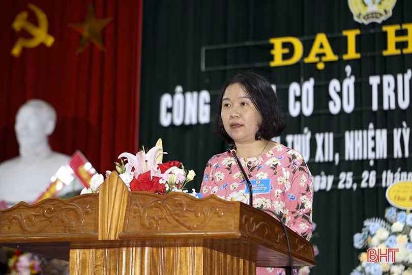 Đại hội điểm công đoàn cơ sở thuộc ngành GD&ĐT Hà Tĩnh