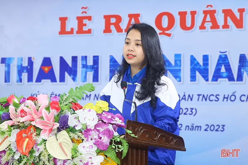 Sôi nổi ra quân Tháng Thanh niên 2023 tại Hà Tĩnh 