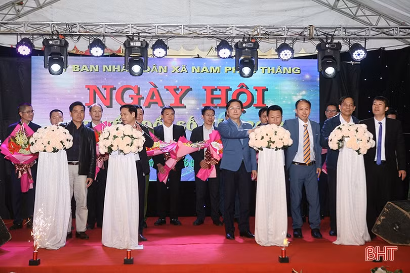 Xã đầu tiên của huyện Cẩm Xuyên tổ chức ngày hội chuyển đổi số năm 2023