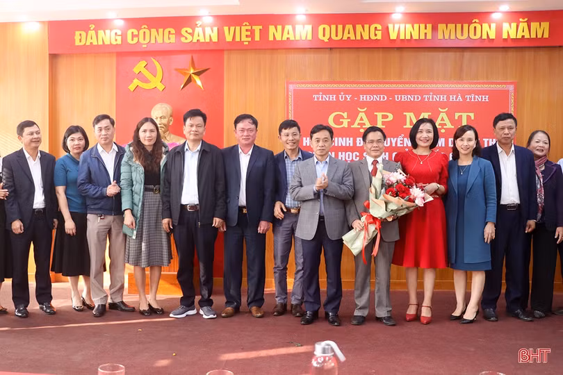 Gặp mặt các đội tuyển Hà Tĩnh dự thi học sinh giỏi quốc gia
