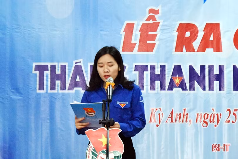 Sôi nổi ra quân Tháng Thanh niên 2023 tại Hà Tĩnh 