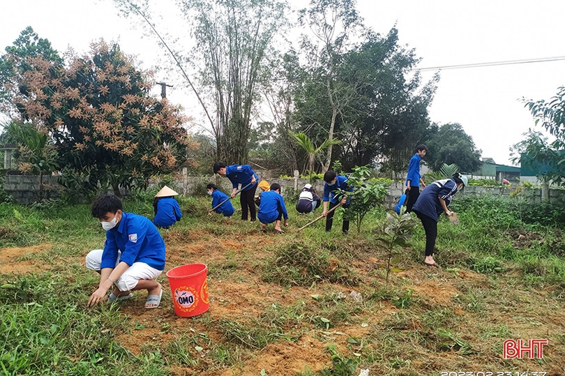 Tuổi trẻ Can Lộc ra quân hưởng ứng Tháng Thanh niên 2023