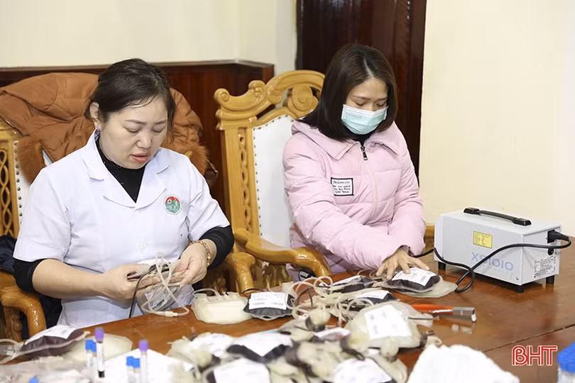 Thị xã Kỳ Anh tiếp nhận 267 đơn vị máu tình nguyện