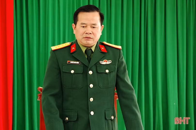 Chỉ huy trưởng Bộ CHQS Hà Tĩnh kiểm tra triển khai nhiệm vụ QS-QP