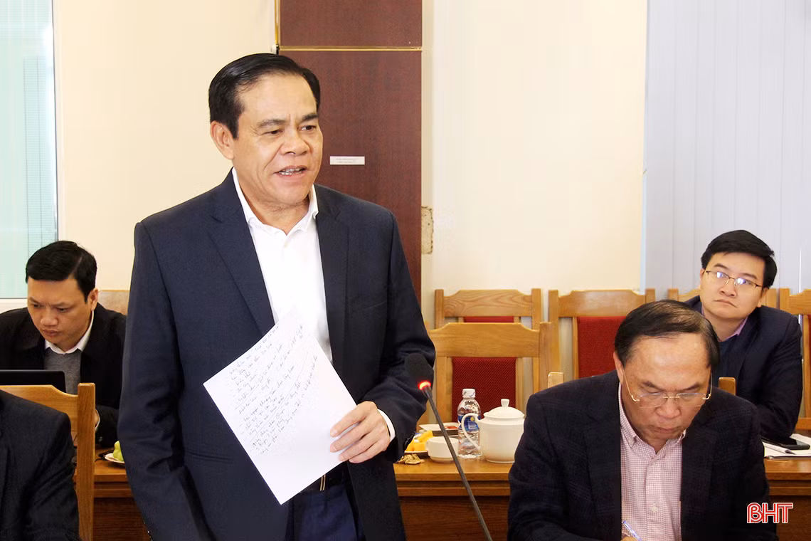 Lãnh đạo tỉnh dự hội nghị kiểm điểm tập thể, cá nhân lãnh đạo, quản lý huyện Nghi Xuân năm 2022