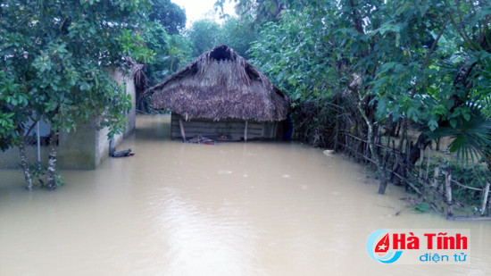 huong khe nhieu cong trinh hoa mau hu hai do mua lu