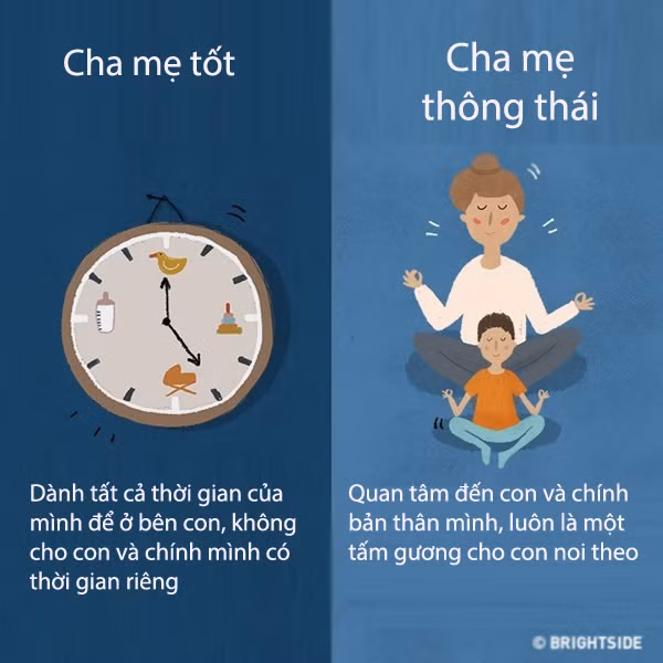 11 dieu khac biet giua cha me tot va cha me thong thai