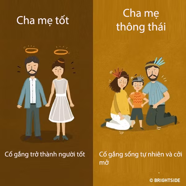 11 dieu khac biet giua cha me tot va cha me thong thai