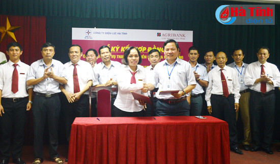 dien luc va agribank ha tinh hop tac thanh toan tien dien