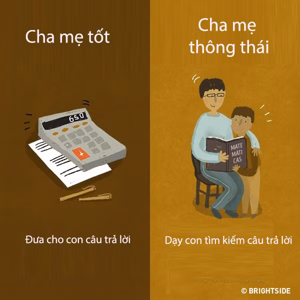 11 dieu khac biet giua cha me tot va cha me thong thai