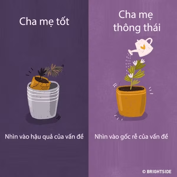 11 dieu khac biet giua cha me tot va cha me thong thai