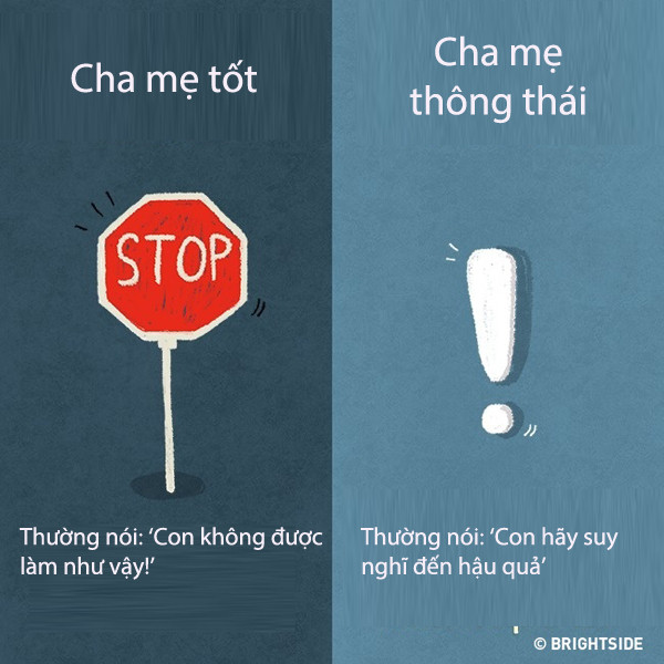 11 dieu khac biet giua cha me tot va cha me thong thai