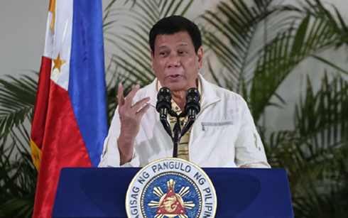 the gioi ngay qua tong thong philippines thoa ma eu