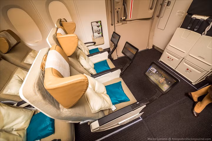 ben trong may bay sang trong nhat the gioi