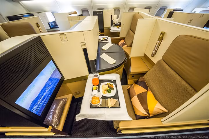 ben trong may bay sang trong nhat the gioi