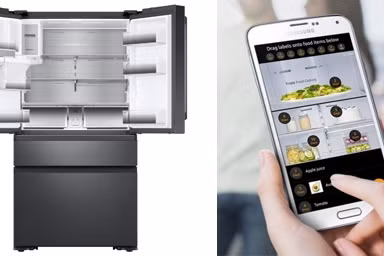 tu lanh ket noi internet kiem soat thuc an ben trong tu xa