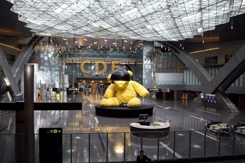 Bên trong Sân bay Quốc tế Hamad ở Qatar. Ảnh: AFP de che 335 ty usd cua qatar