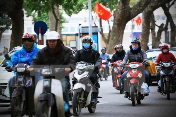 khong khi lanh tran xuong cac tinh mien bac troi cang ret dam