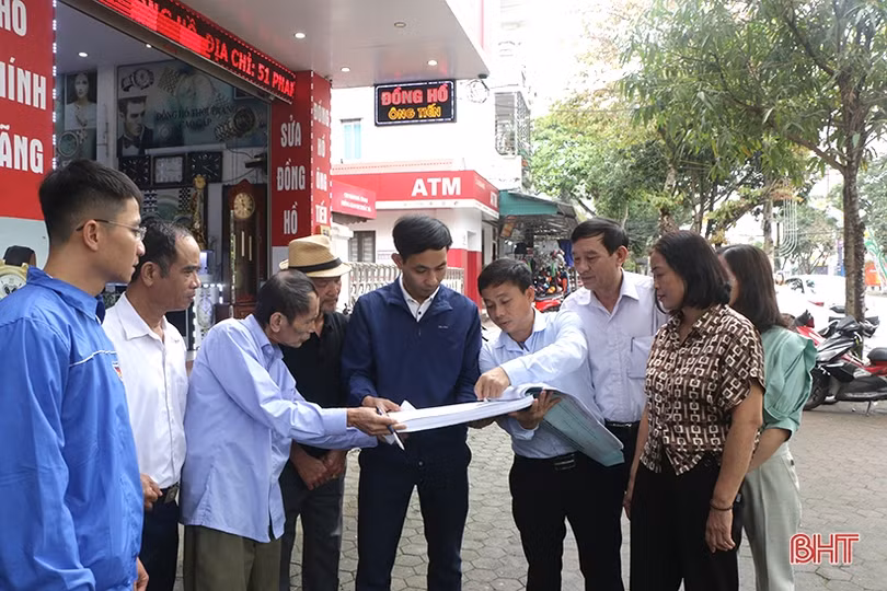 Tuyến đường Phan Đình Phùng ở trung tâm TP Hà Tĩnh sắp được đầu tư nâng cấp