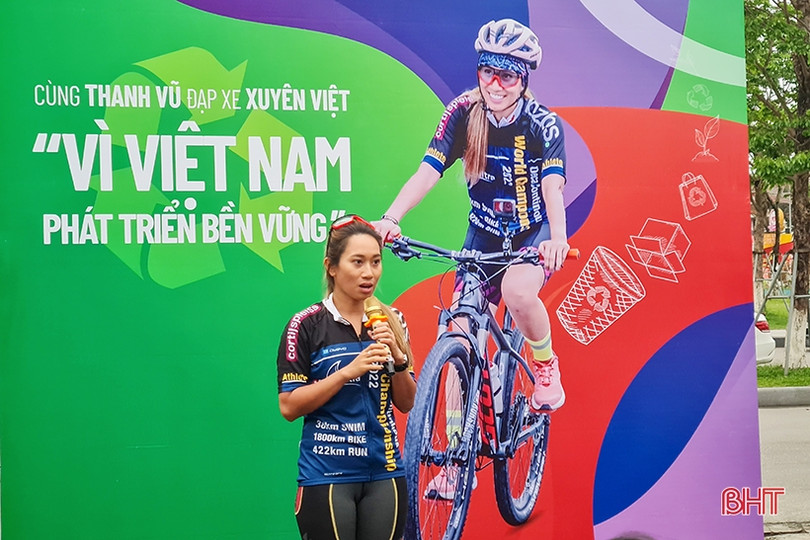 “Cô gái thép” Thanh Vũ lan tỏa tinh thần thể thao tại Hà Tĩnh