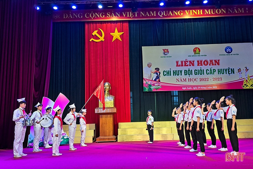 Hấp dẫn liên hoan tranh tài chỉ huy đội giỏi ở Nghi Xuân