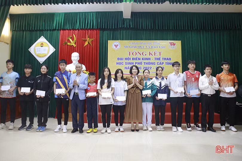 Cô gái “vàng” tại Đại hội Điền kinh - Thể thao học sinh phổ thông Hà Tĩnh