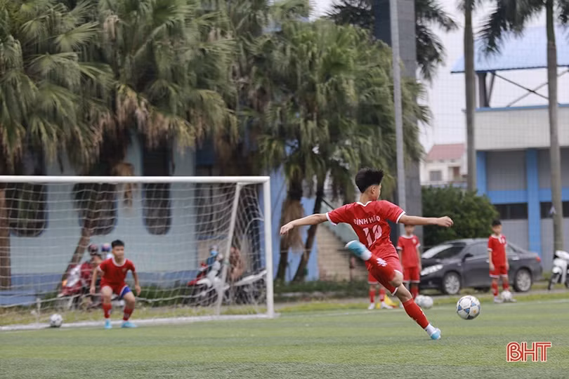 U13 Hồng Lĩnh Hà Tĩnh rèn quân, chờ ngày tranh tài giải đấu quốc gia 