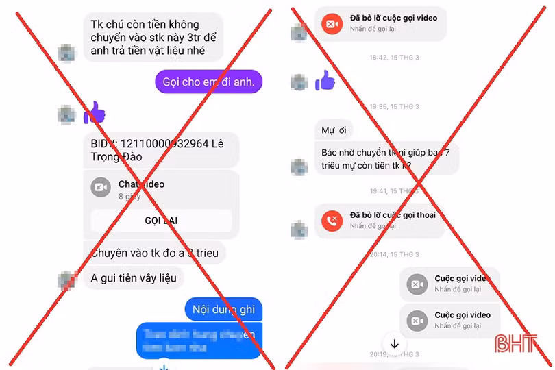 Hà Tĩnh: Cảnh báo ghép mặt người thân, bạn bè để lừa tiền qua mạng