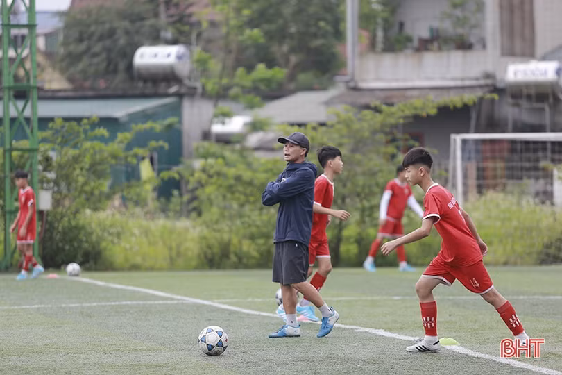 U13 Hồng Lĩnh Hà Tĩnh rèn quân, chờ ngày tranh tài giải đấu quốc gia 