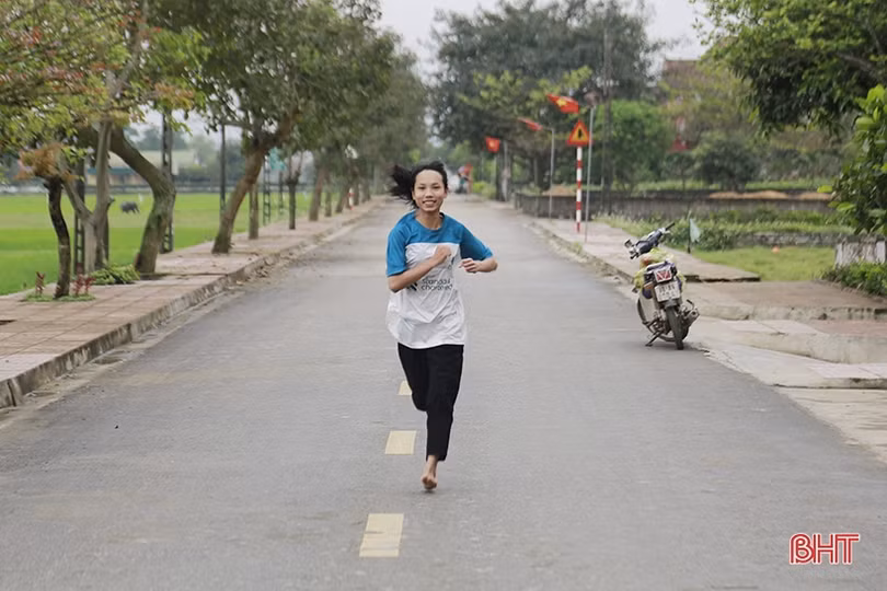 Cô gái “vàng” tại Đại hội Điền kinh - Thể thao học sinh phổ thông Hà Tĩnh