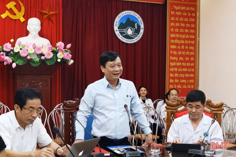 Sở Y tế Hà Tĩnh đánh giá cao chất lượng khám, chữa bệnh tại BVĐK tỉnh