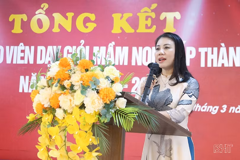 Thành phố Hà Tĩnh vinh danh 89 giáo viên dạy giỏi bậc mầm non