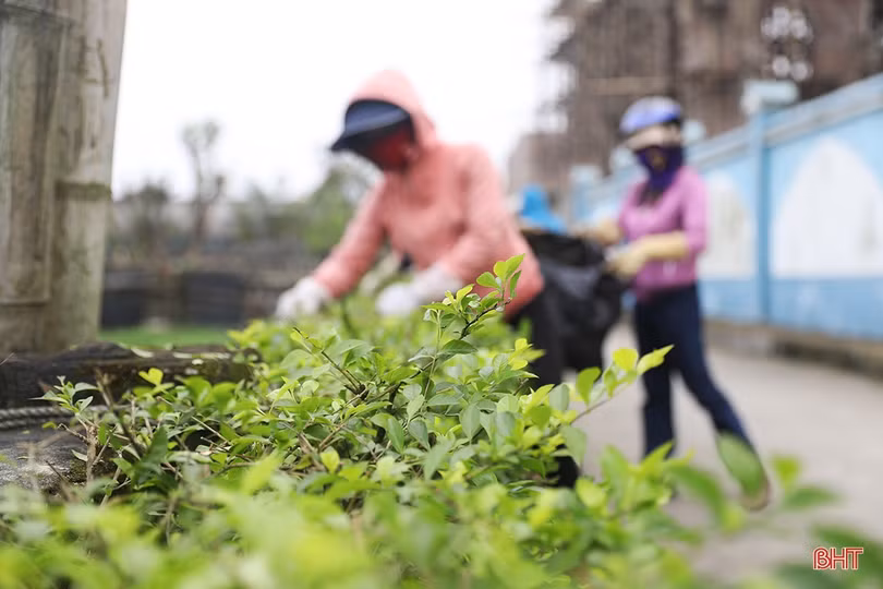 TX Kỳ Anh huy động hơn 500 người hỗ trợ 2 xã xây dựng nông thôn mới nâng cao