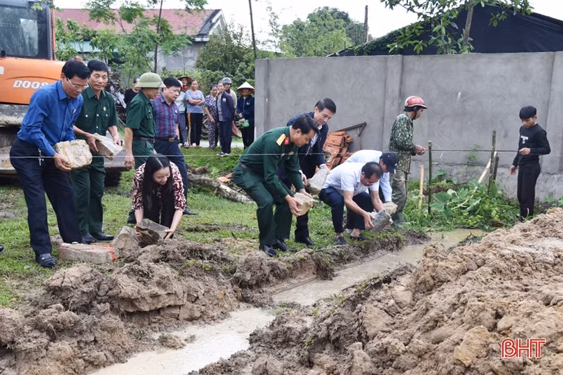 Lộc Hà khởi công xây nhà thờ cúng liệt sĩ Phạm Thị Xuân