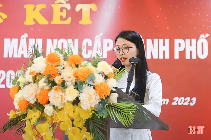 Thành phố Hà Tĩnh vinh danh 89 giáo viên dạy giỏi bậc mầm non