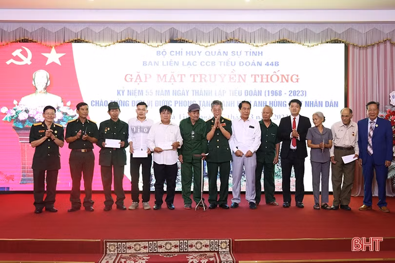 Gặp mặt kỷ niệm 55 năm ngày thành lập Tiểu đoàn 44B Hà Tĩnh