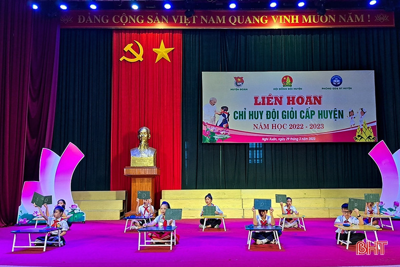 Hấp dẫn liên hoan tranh tài chỉ huy đội giỏi ở Nghi Xuân