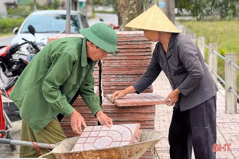 Người dân Hà Tĩnh sôi nổi khí thế xây dựng nông thôn mới