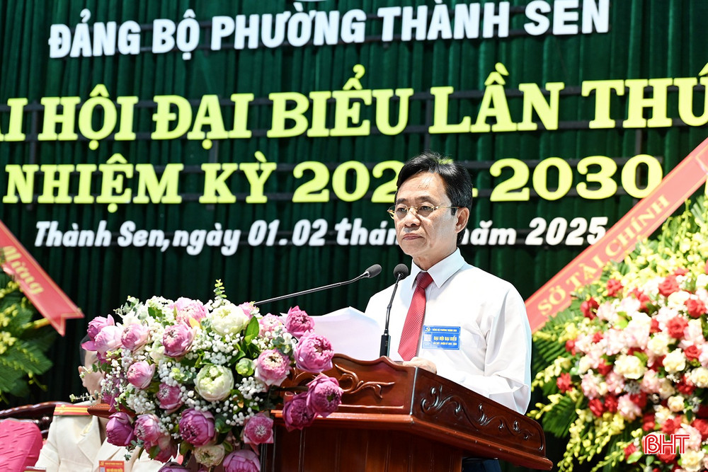 Phó Bí thư Thường trực Tỉnh ủy Trần Thế Dũng phát biểu chỉ đạo tại đại hội. bqbht_br_dsc-0f902.jpg