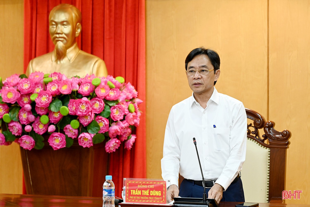 Phó Bí thư Thường trực Tỉnh ủy Trần Thế Dũng phát biểu kết luận. bqbht_br_dsc-240d5.jpg