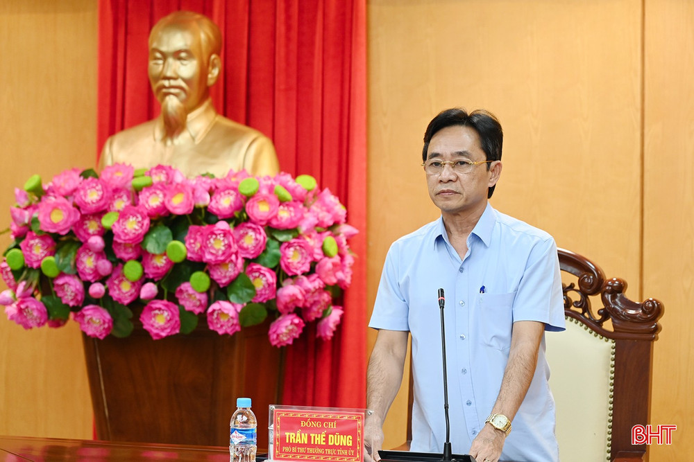 Phó Bí thư Thường trực Tỉnh ủy Trần Thế Dũng phát biểu kết luận, bqbht_br_dscd-2233.jpg