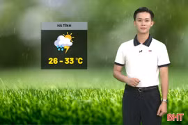 Dự báo thời tiết Hà Tĩnh ngày 30/7: Chiều tối và đêm mưa rào và dông