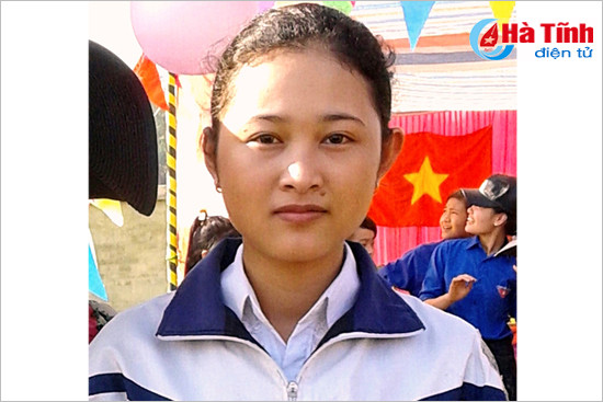 nu sinh truong huyen vu quang gianh diem 10 mon dia ly