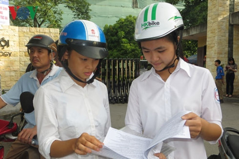 huong dan xem diem thi thpt quoc gia do bo giao duc cung cap