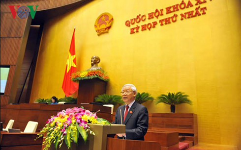 chinh thuc ra mat bo may lanh dao cao nhat cua quoc hoi khoa xiv