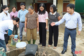 Khẩn trương vệ sinh môi trường, phòng chống dịch bệnh sau bão lũ