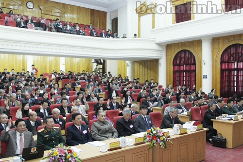 Khai mạc trọng thể Kỳ họp thứ 11, HĐND tỉnh Hà Tĩnh khóa XVI ảnh 2